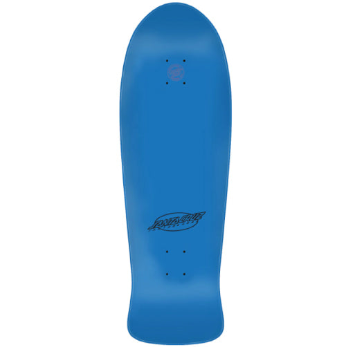Santa Cruz Meek Slasher OG Shaped Reissue Skateboard Deck Blue 10.1"