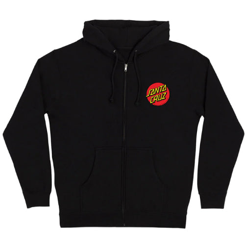 Santa Cruz Meek Slasher Zip Hoodie - Black