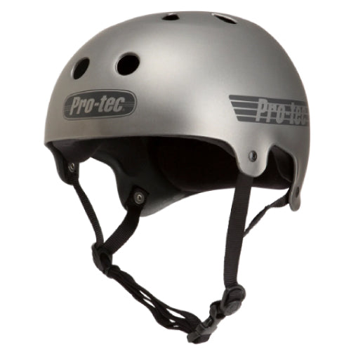 Pro-Tec Old School Skateboarding Helmet - Matte Metallic Gunmetal