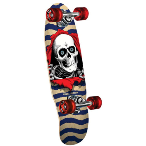 Powell Peralta Micro Mini Ripper Natural/Blue Cruiser Complete 24"