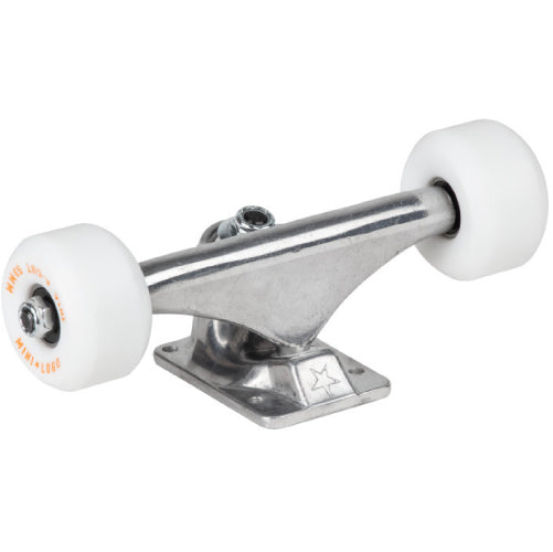 Mini Logo Trucks/Bearings/Wheels Kit - 8.38" Raw + White 53MM 101A