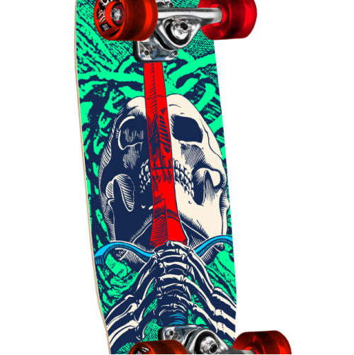 Powell Peralta Mini Skull & Sword Mint/Navy Cruiser Complete 30"