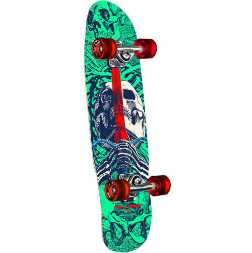 Powell Peralta Mini Skull & Sword Mint/Navy Cruiser Complete 30"