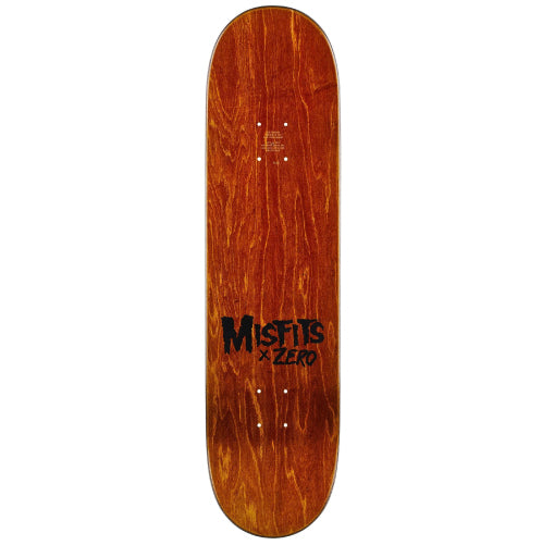Zero X Misfits Fiend Glow in the Dark Skateboard Deck 8.25"