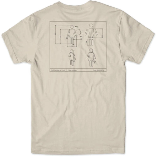 Girl X Modernica Tee - Sand