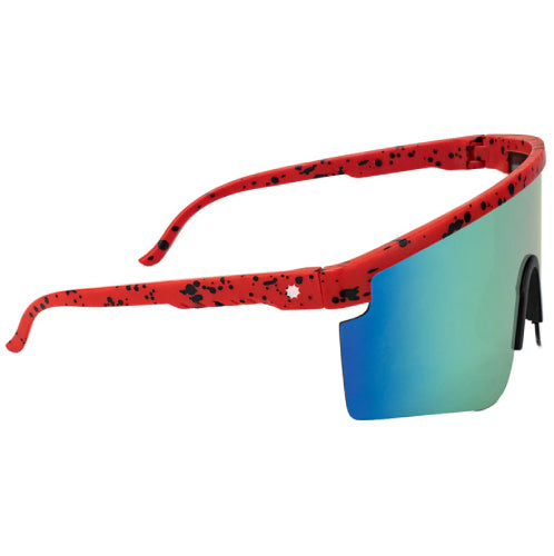 Glassy Mojave Polarized Sunglasses - Red/Yellow Mirror/Splat