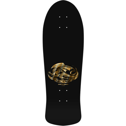 *LIMITED* Powell Peralta Bones Brigade Series 16 LANCE MOUNTAIN Black/Gold Foil Deck 9.9"