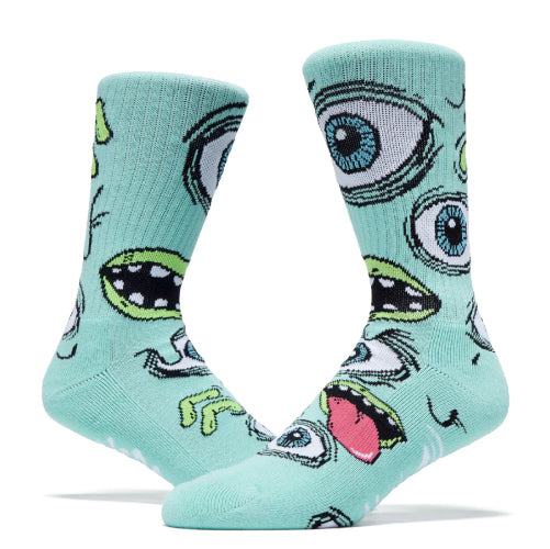 Heroin Mutant Socks - Teal