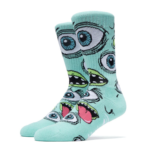 Heroin Mutant Socks - Teal
