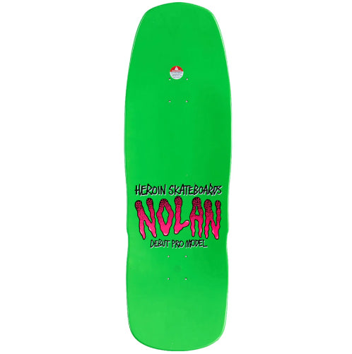 Heroin Nolan Mutation Skateboard Deck 10.0"