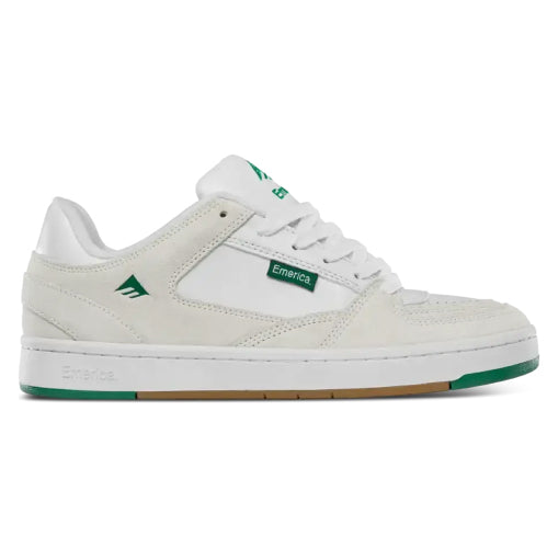 Emerica MUTE スケボー ホワイト/グリーン26.5cm Emerica Mute Skate Shoe - White/Light Grey – Anchors Skateshop