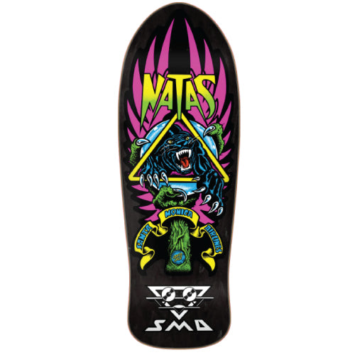 Santa Cruz Natas Panther Lenticular Shaped Reissue Skateboard Deck 10.538"