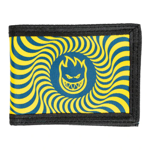 Spitfire Bighead Bi-Fold Wallet - Navy/Gold