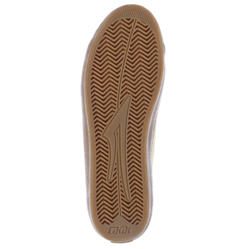 Lakai Newport Skate Shoe - Light Yellow Suede