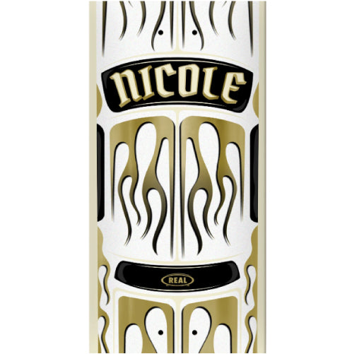 Real Nicole Embers Skateboard Deck 8.5" graphic