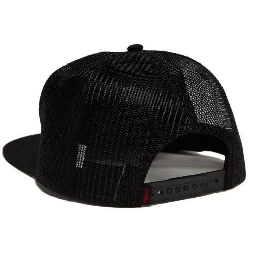 Deathwish Nightrider Trucker Snapback Hat - Black