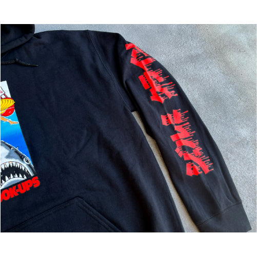 Hook-Ups No Swimming Hoodie - Black