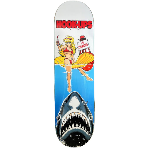Hook-Ups No Swimming Skateboard Deck 8.25"