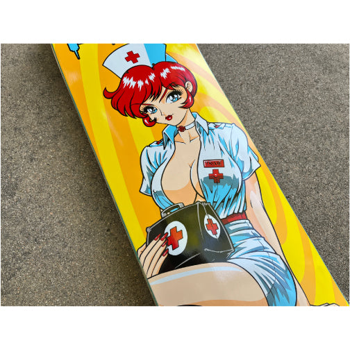 Hook-Ups Nurse Trixie Skateboard Deck 8.25"