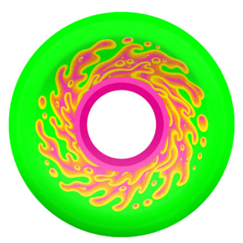 Santa Cruz Mini OG Slime Balls Skateboard Wheels Green 54.5MM 78A