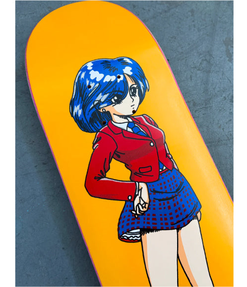 Hook-Ups 30 Years OG School Girl Skateboard Deck 7.5" nose