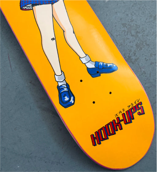Hook-Ups 30 Years OG School Girl Skateboard Deck 7.5" tail