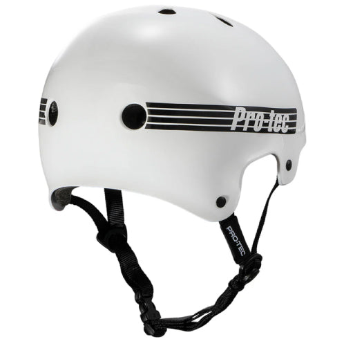 Pro-Tec Old School Certified Skate Helmet - Gloss White
