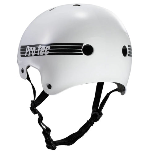 Pro-Tec Old School Certified Skate Helmet - Gloss White
