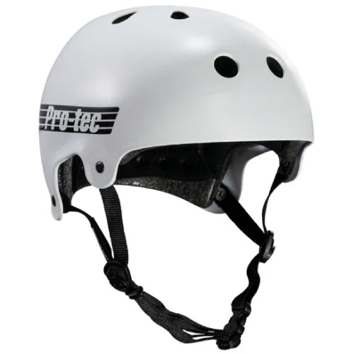 Pro-Tec Old School Certified Skate Helmet - Gloss White
