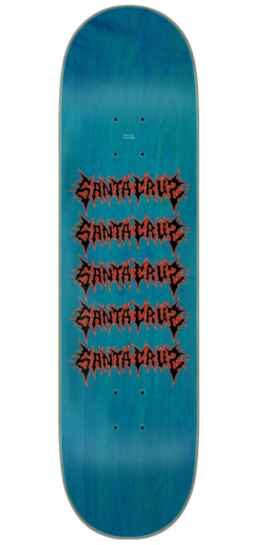 Santa Cruz Pace Mirror Skateboard Deck 8.25" top