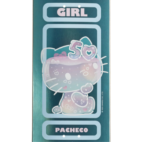 Girl X Hello Kitty 50th Anniversary Pacheco Skateboard Deck 8.375"