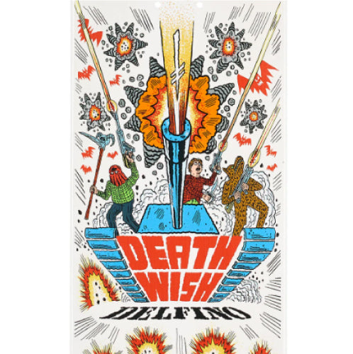 Deathwish Pedro Deathwitch Trials Skateboard Deck 8.38"