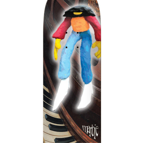 There Marbie Piano Skateboard Deck 8.5"