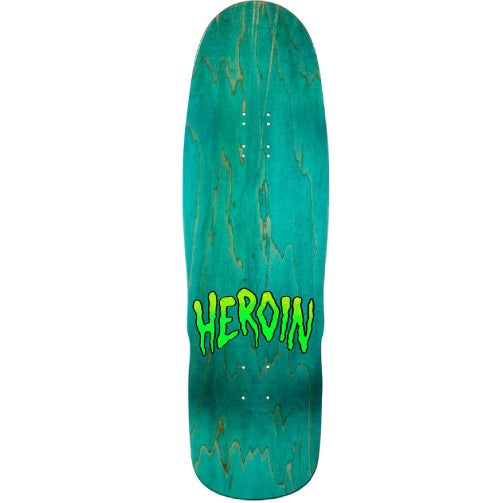 Heroin Pink Mutant Shaped Skateboard Deck 9.5"