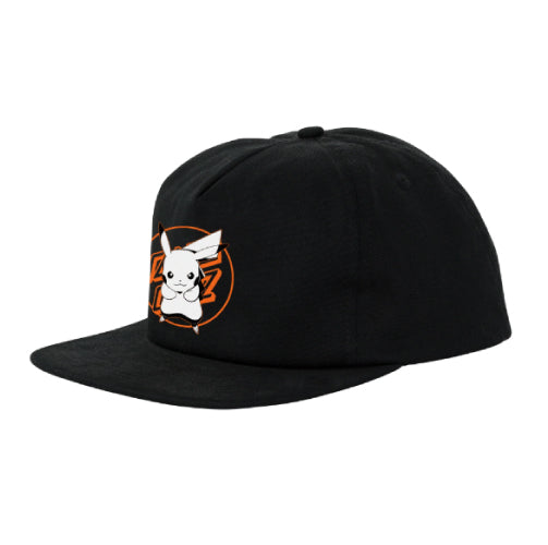 *LIMITED* Santa Cruz X Pokemon Pikachu Snapback Hat - Black