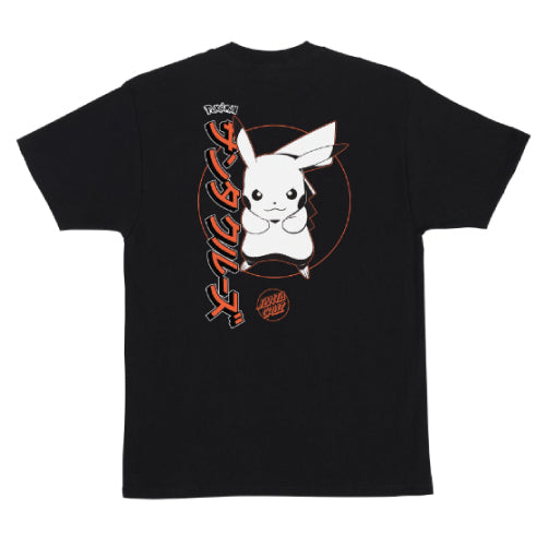 *LIMITED* Santa Cruz X Pokemon Pikachu Tee - Black