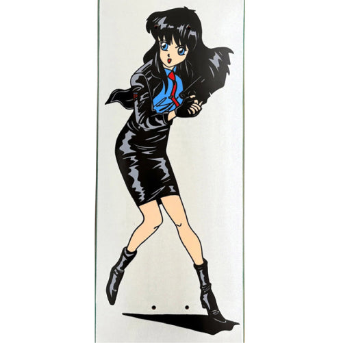 Hook-Ups 30 Years Police Girl Skateboard Deck 7.5" stock close