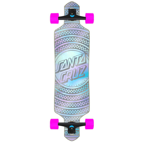Santa Cruz Prismatic Dot Drop Through Longboard Complete 36"