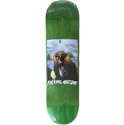 Fucking Awesome Curren Protector Skateboard Deck 8.25" green veneer