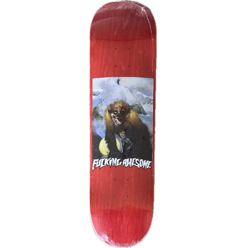 Fucking Awesome Curren Protector Skateboard Deck 8.25" red veneer