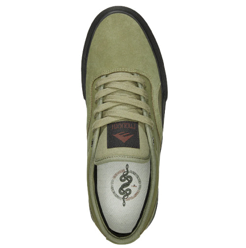 Emerica Provost G6 Skateboarding Shoe - Olive/Black