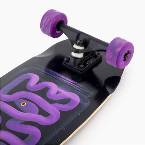 Landyachtz Tugboat Purple Snek Complete 30" nose