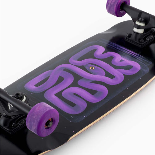 Landyachtz Tugboat Purple Snek Complete 30" graphic