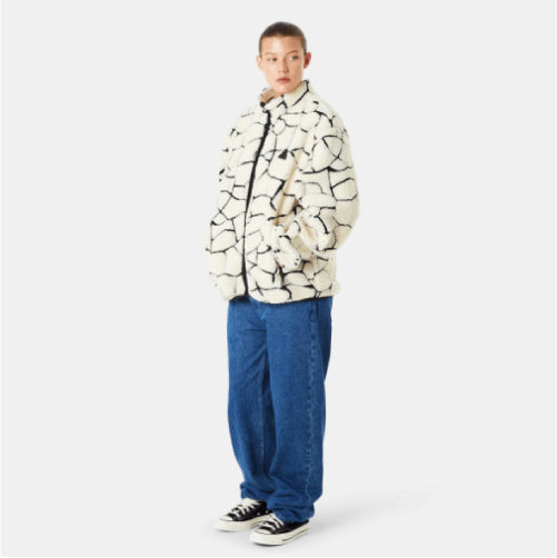 HUF Quake High Pile Fleece Jacket - Natural