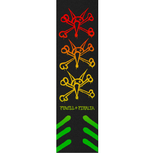 Powell Peralta Rat Bones Rasta Fade 2 Skateboard Griptape