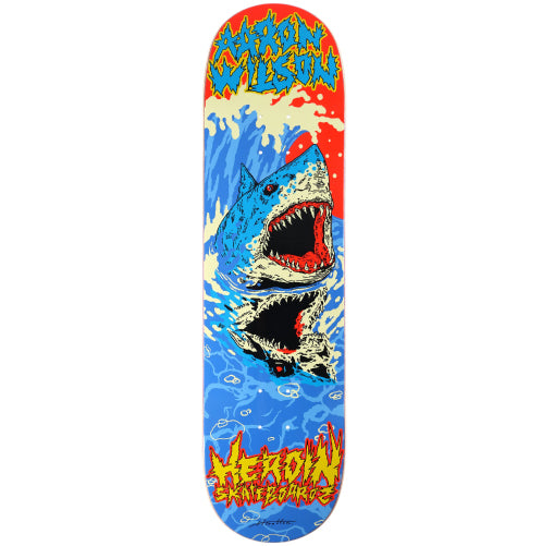 Heroin Aaron Wilson Dead Reflections Symmetrical Skateboard Deck 8.5"