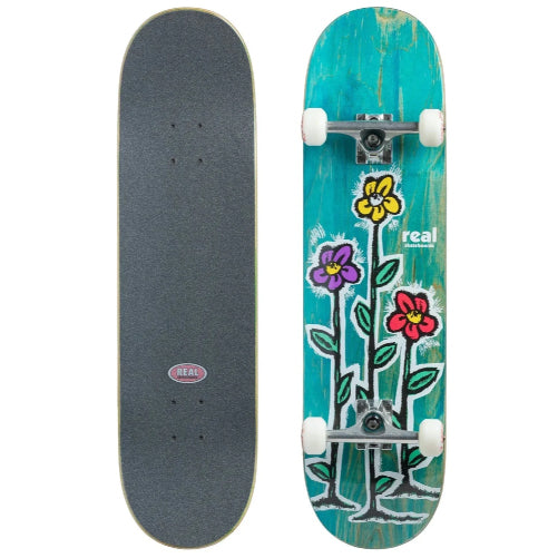 Real Regrowth DLX Complete Skateboard 8.25" top bottom