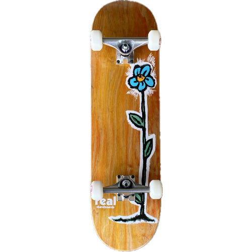 Real Regrowth DLX True Fit Complete Skateboard 8.25" orange veneer