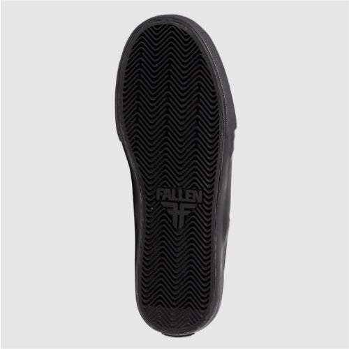 Fallen Ripper Chris Cole Skate Shoe - Black/Black Vulc