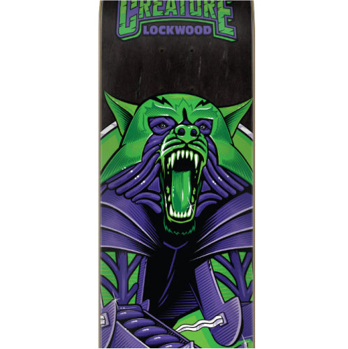Creature Lockwood Robo Wolf Skateboard Deck 8.25" graphic